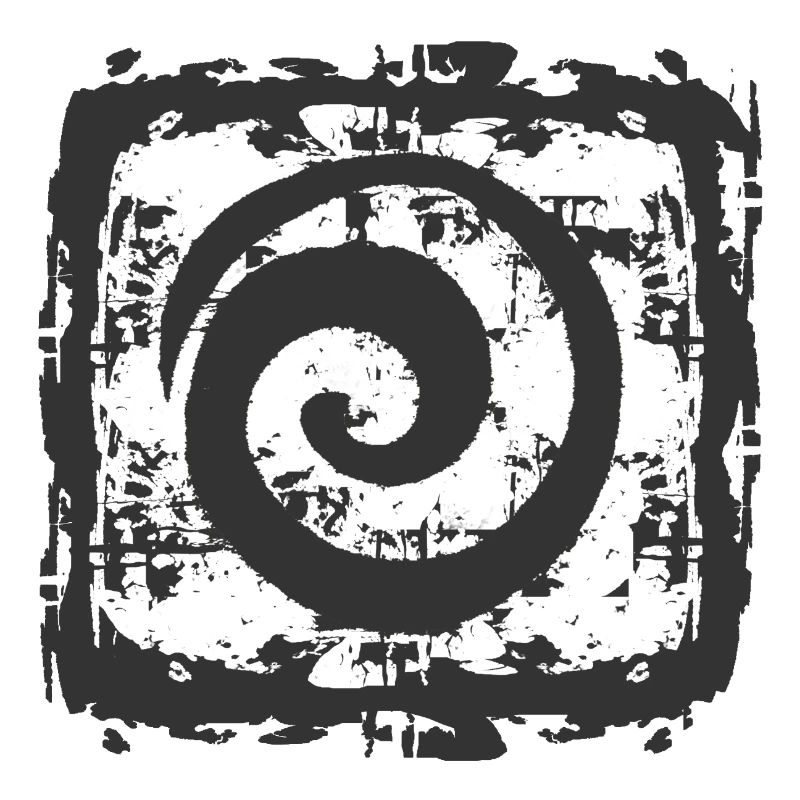 Abstract spiral pattern on vintage background