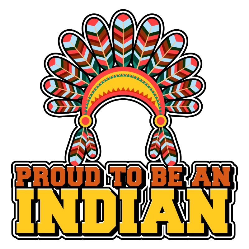 Stolz, ein Indianer zu sein