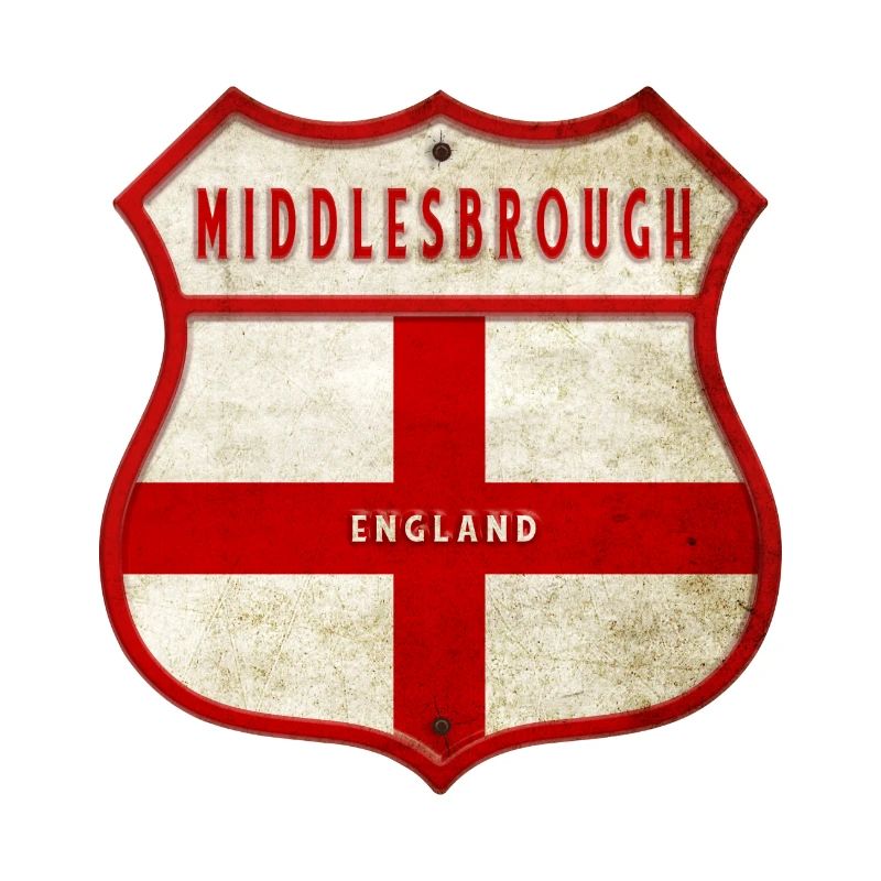 Armoiries de Middlesbrough Angleterre