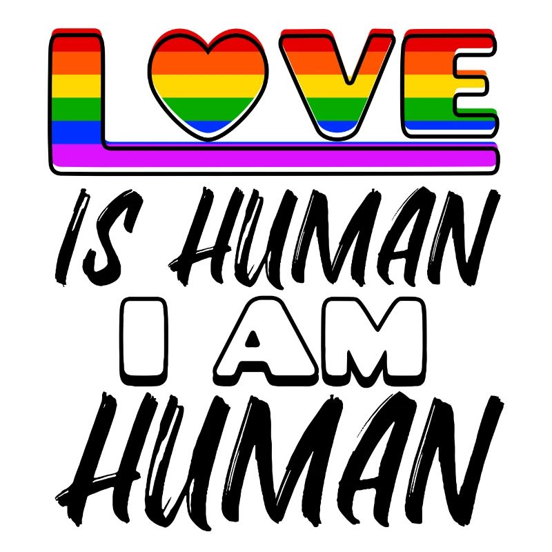 Love Rainbow Human Rights Statement Lesbians