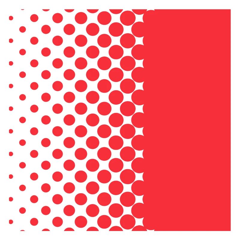 Halftone Gradient Rotes Panel