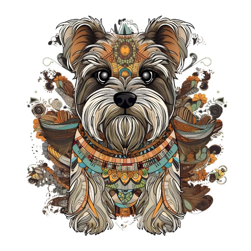 Mosaik-Hund