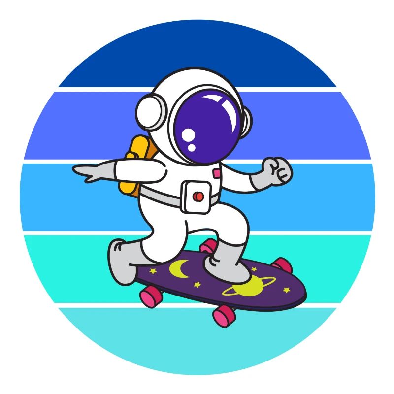 Spaceman, astronaut, rocket