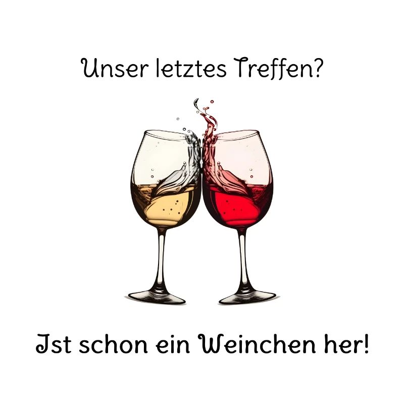 Zwei Weingläser stoßen