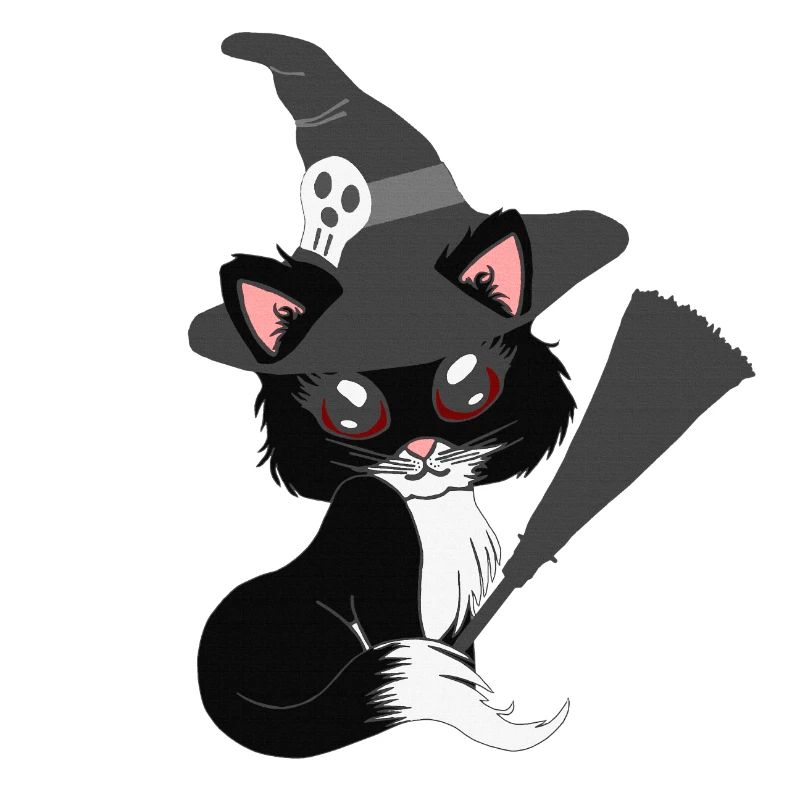 Kätzchen, hexen Design, Mädchen