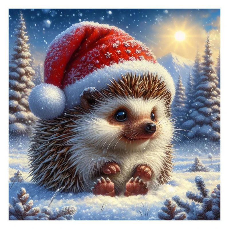 Hérisson de Noël