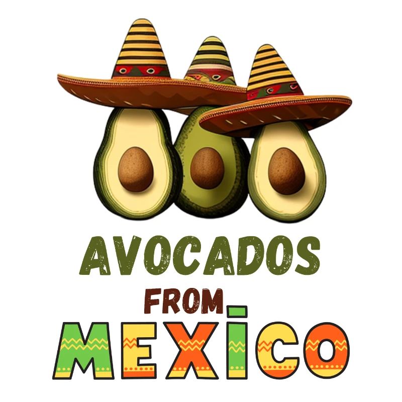Avocado mit Mexiko