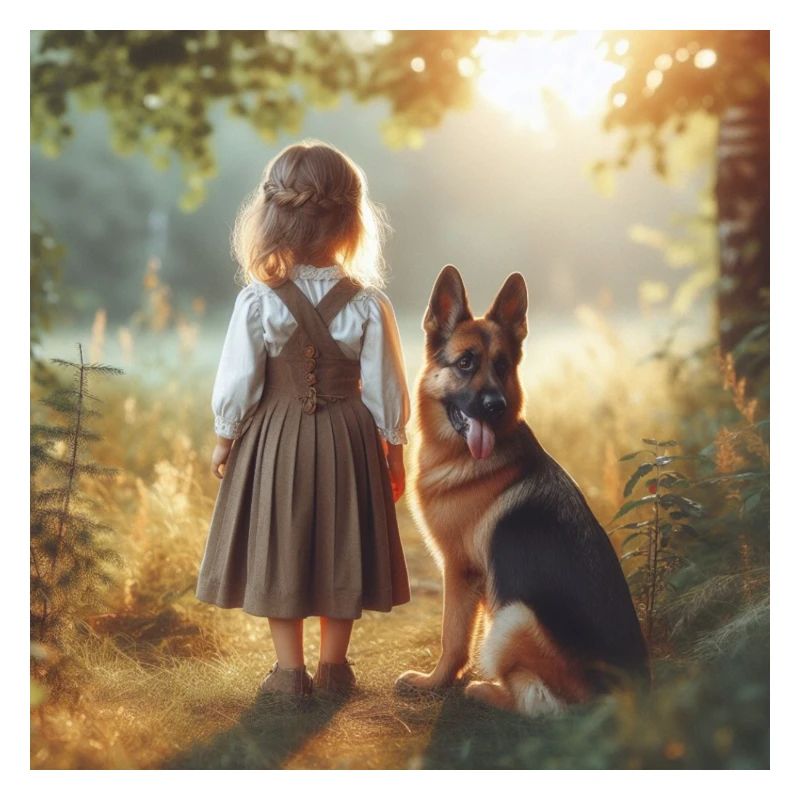 Deutscher Schäferhund Kunst