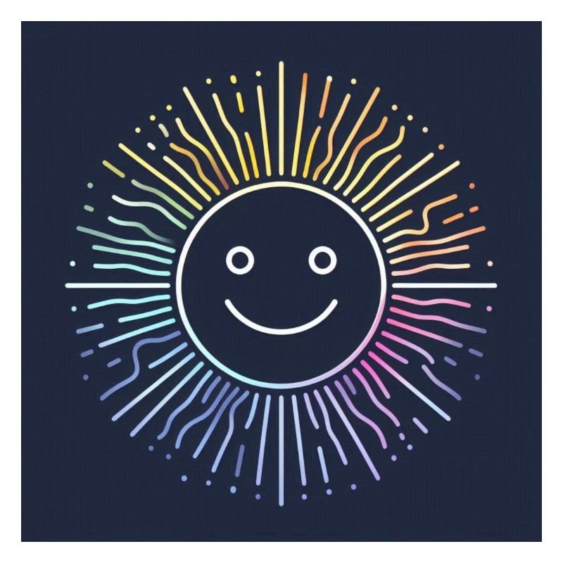 A cool, cheerful sun