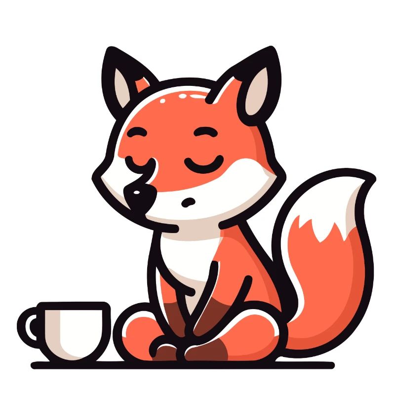 Zen Fox : le maître de thé tranquille