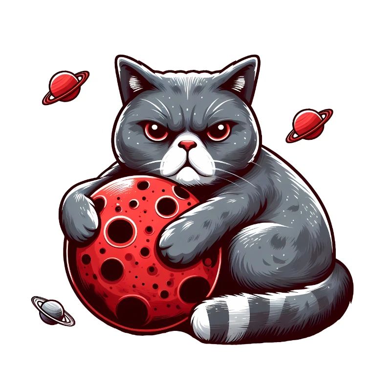 Cat Apocalypse: Grumpy Mood Cat