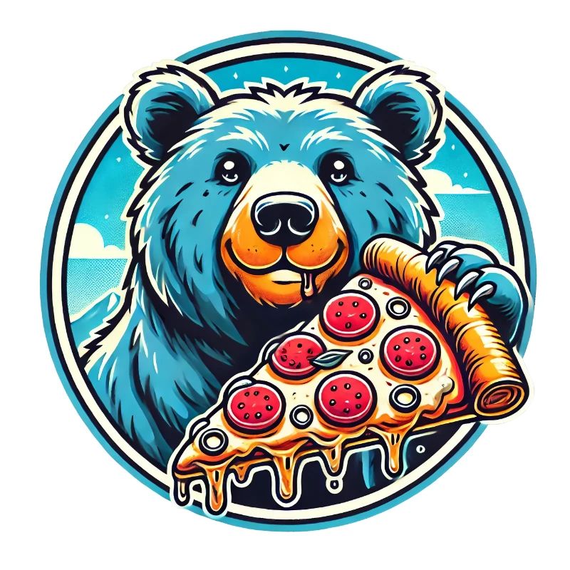 Pizza bear design