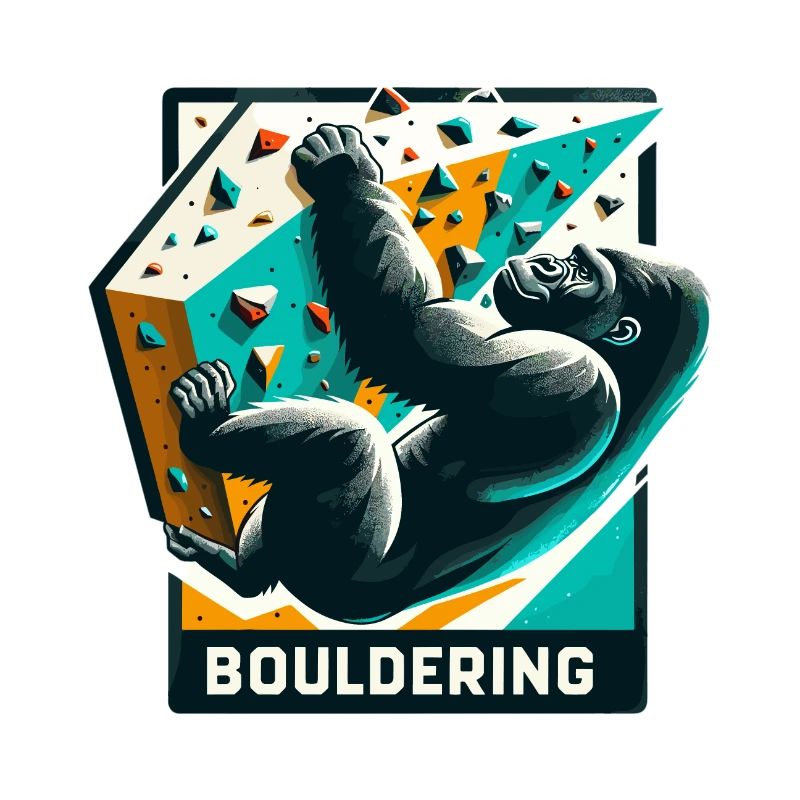 Bouldern Gorilla Geschenk