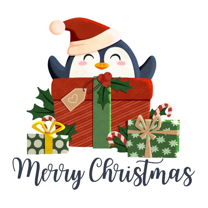 Joyeux Noël - Pingouin de Noël