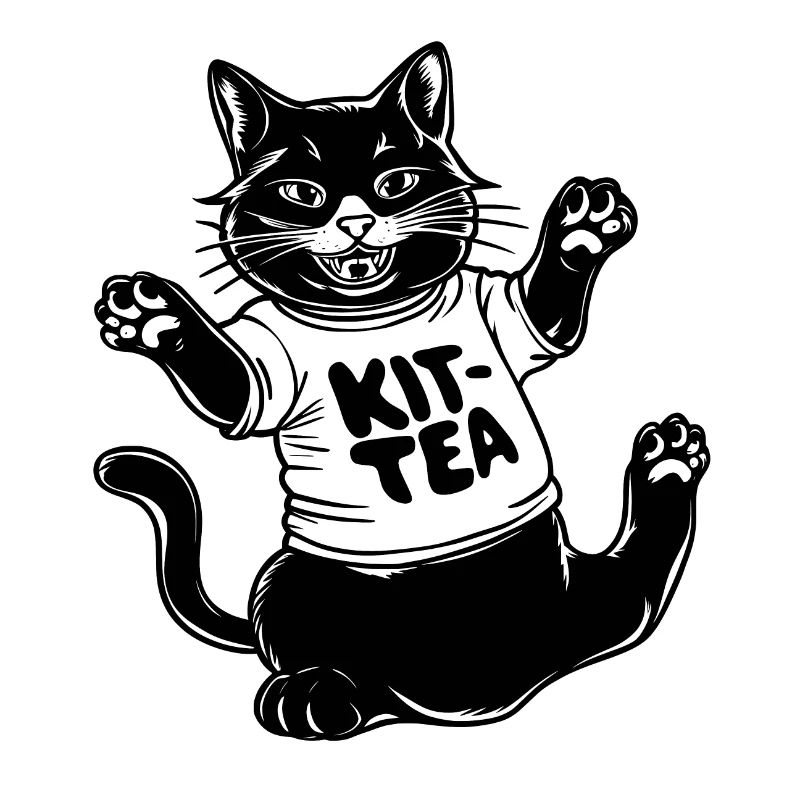 Kit Chat Drôle Thé