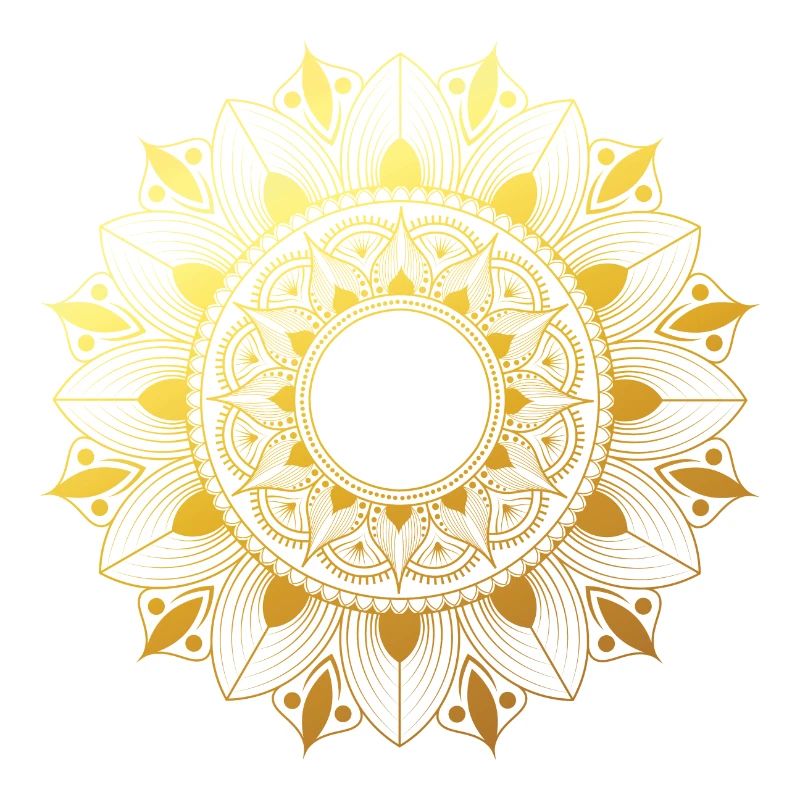 Mandala doré