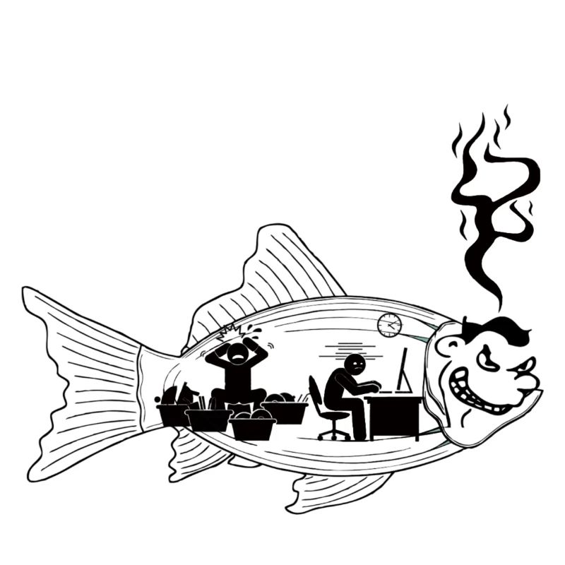 the fish stinks from the head