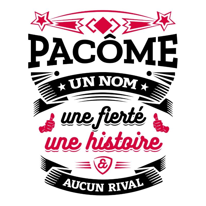 PACÔME UN NOM UNE FIERTÉ AUCUN RIVAL
