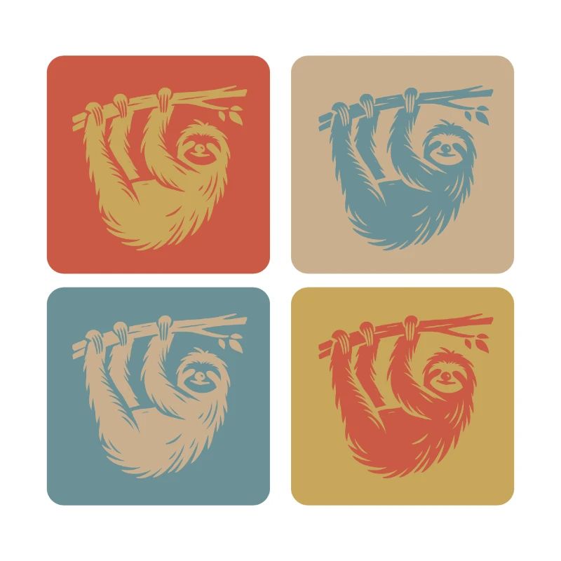 Relaxed sloth – take it easy