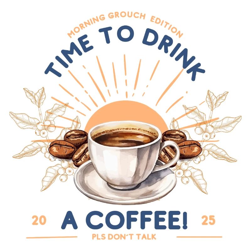 Il est temps de boire du café – Ne pas déranger