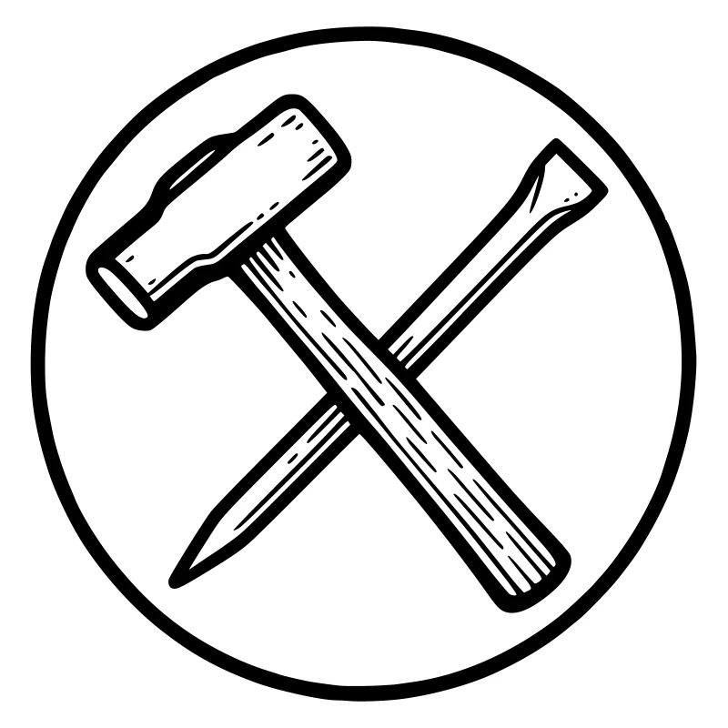 Hammer und Meißel