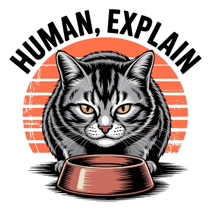 Mensch Explain Katze