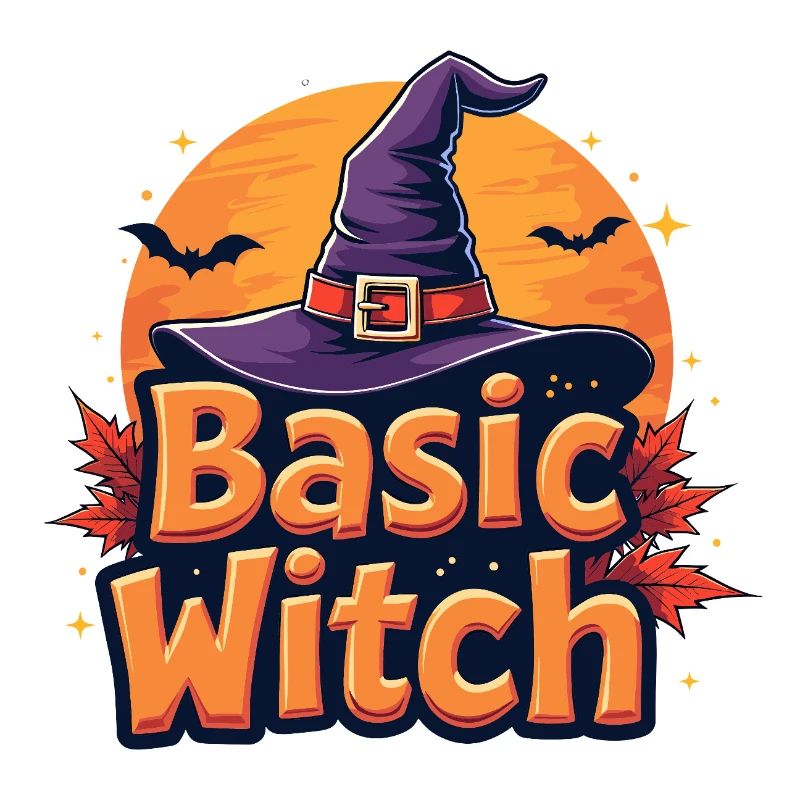 Basic Witch Halloween-Spruch