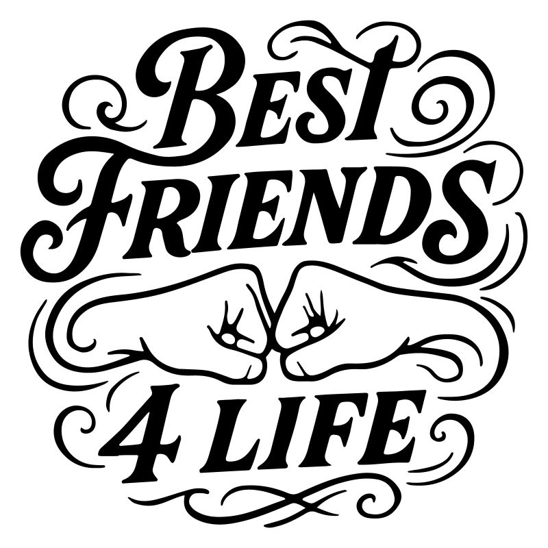 Beste Freunde Faustschlag