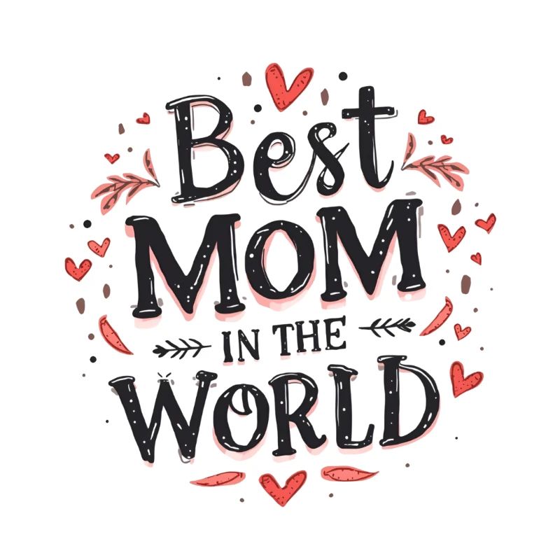 Beste Mama Weltfigur Design