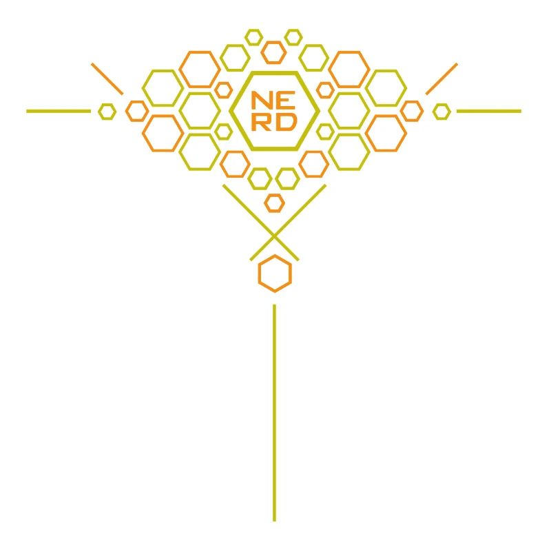 Nerd Hex Pattern Gradient