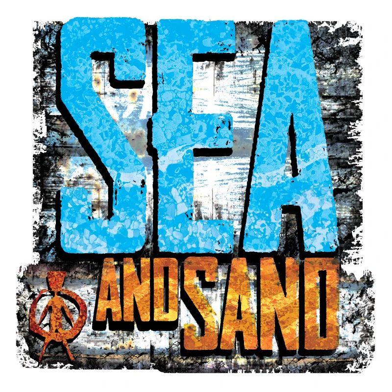 Mare e sabbia retrò pace spiaggia