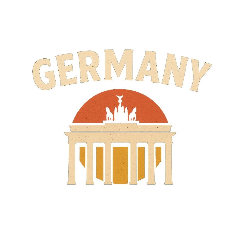 Germany Brandenburg Gate Sunset