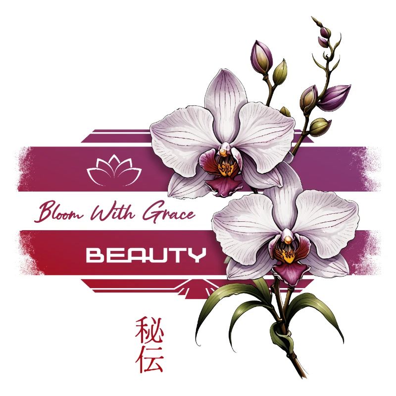 Orchidée fleurir avec grâce