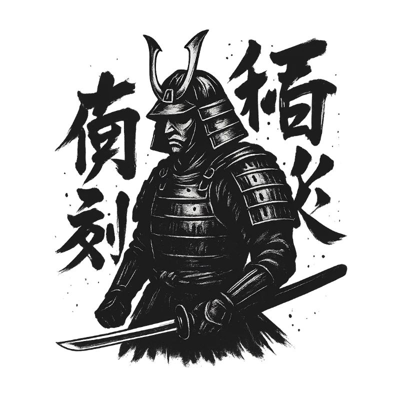 Samurai Calligraphy Art