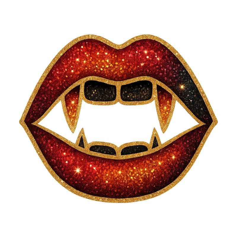 Halloween Nosferatu Dracula Lips Vamp Teeth