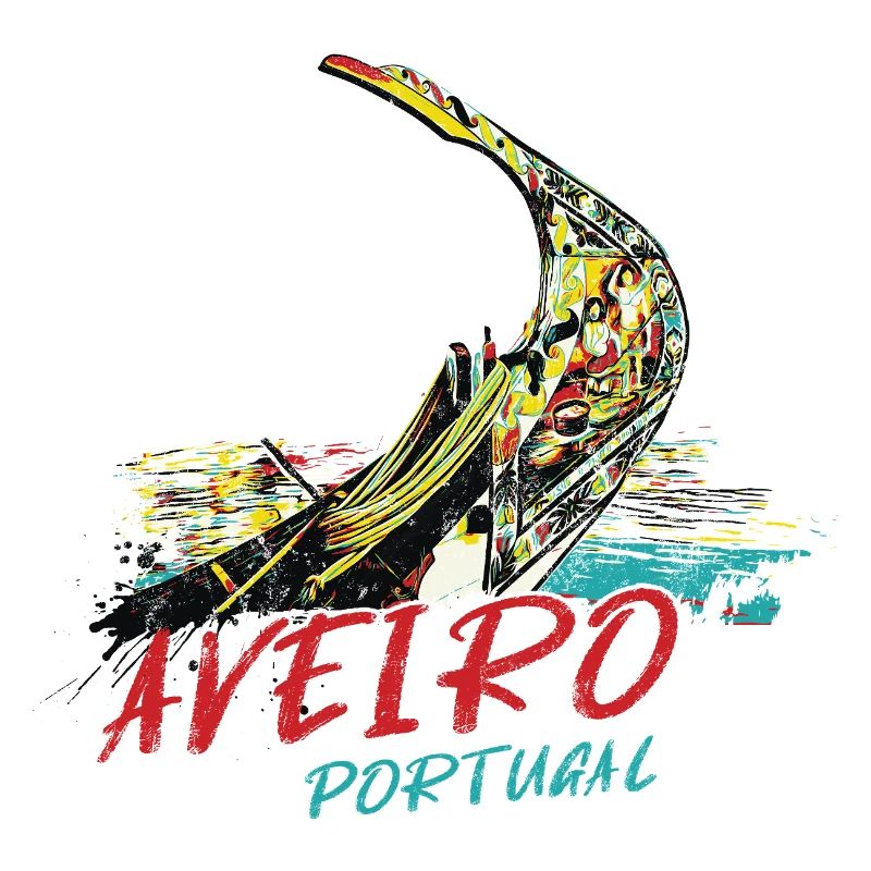 Bunte Bug-Moliceiro-Bootslagune von Aveiro