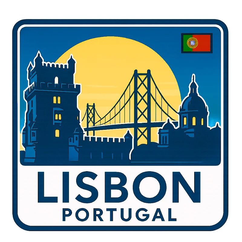 Lisbon Skyline at Sunset