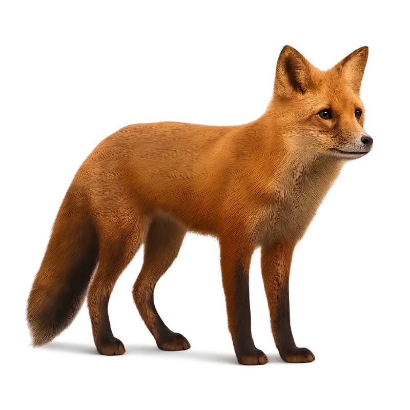Volpe rossa alla luce della natura