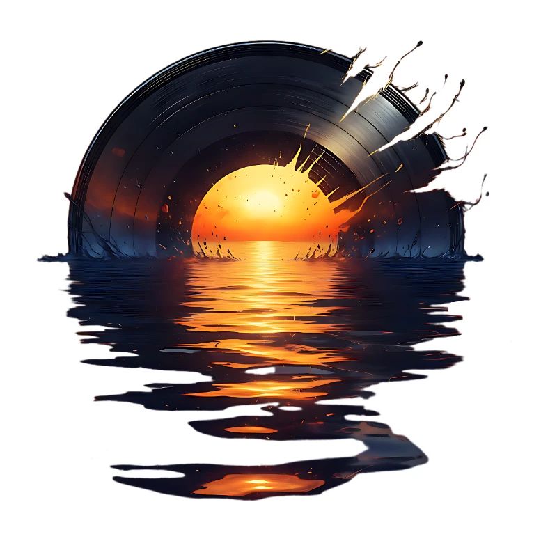Vinyle Sunset - Le bruit des vagues