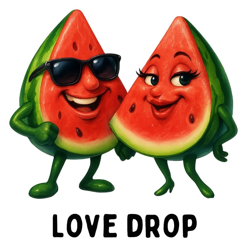 Duo pastèques Love Drop