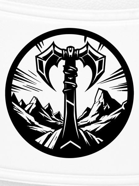 Barbarian Symbol – Tribal Axe