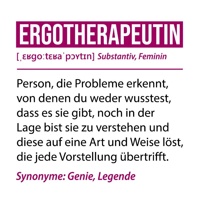 Occupational Therapist Definition Funny Profession Gift