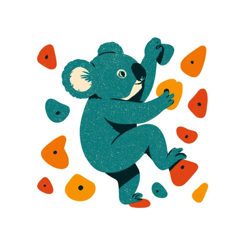Bouldering Koala Koala Bear Climbing Gift