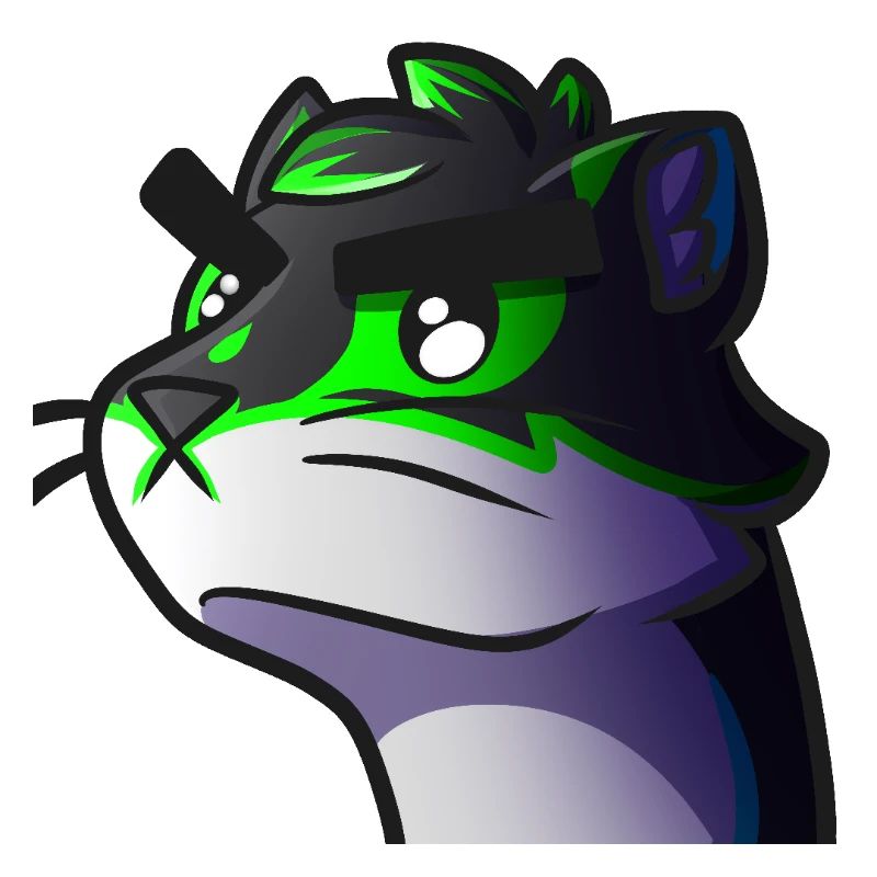 Loup Neon Graphique