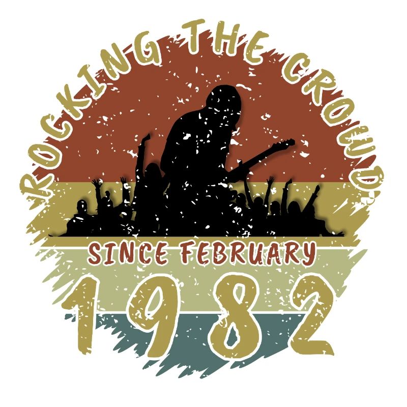 44. Geburtstag Rocking the crowd GIT 02/1982