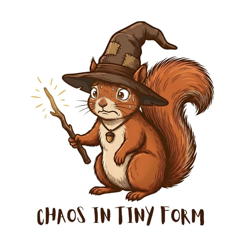 Chaos in Tiny Form – Feralcore Eichhörnchen