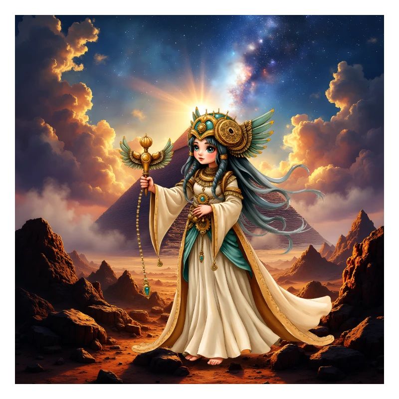 Solar Queen in Stellar Desert