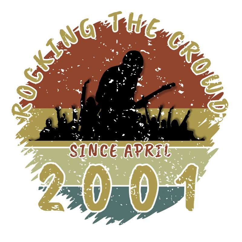 25th Birthday Rocking the crowd GIT 04/2001