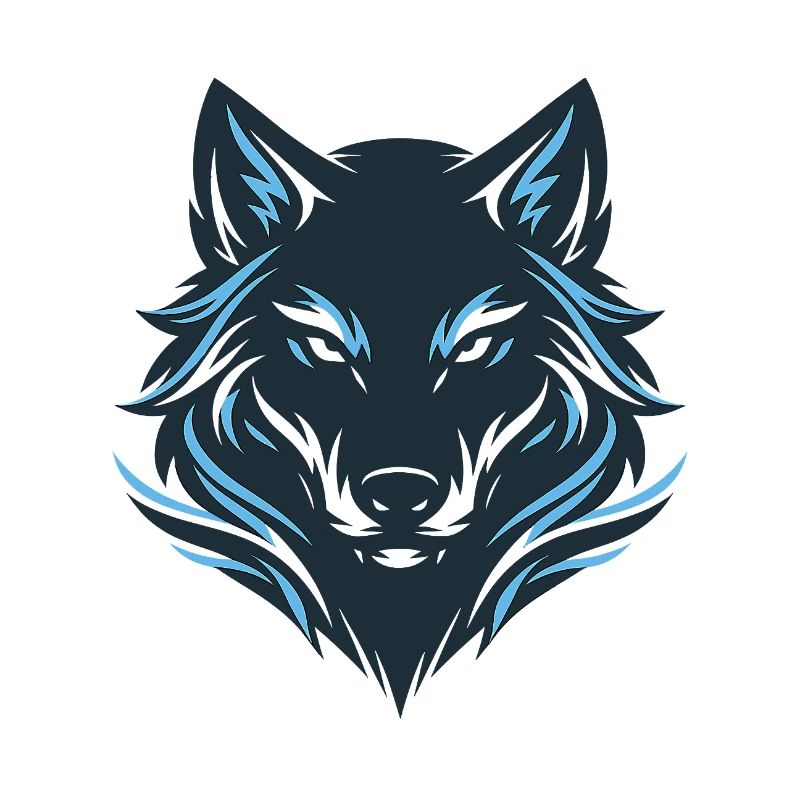 Blauer Nachtwolf Emblem