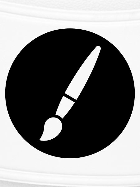 Pinsel, Malerei, Kunst Symbol
